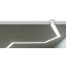 Profilo in alluminio LINEA-IN20 bianco