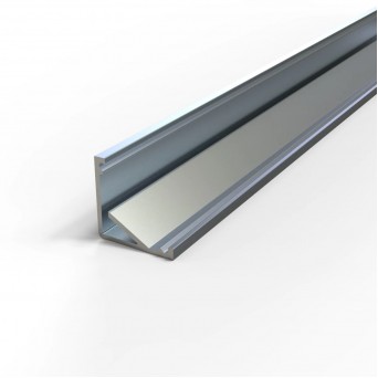 Profilo in Alluminio CABI12 grigio anodizzato