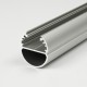 Profilo in Alluminio OVAL20 grigio anodizzato