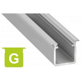 Profilo in alluminio G grigio