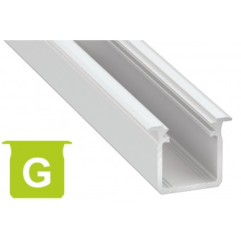 Profilo in alluminio G bianco