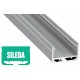 Profilo in alluminio SILEDA grigio