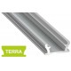 Profilo in alluminio TERRA grigio