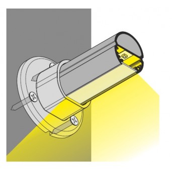 Set di staffe per profilo OVAL20