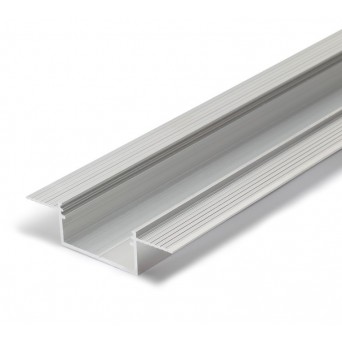 Profilo led da incasso VARIO30-04 in alluminio raw